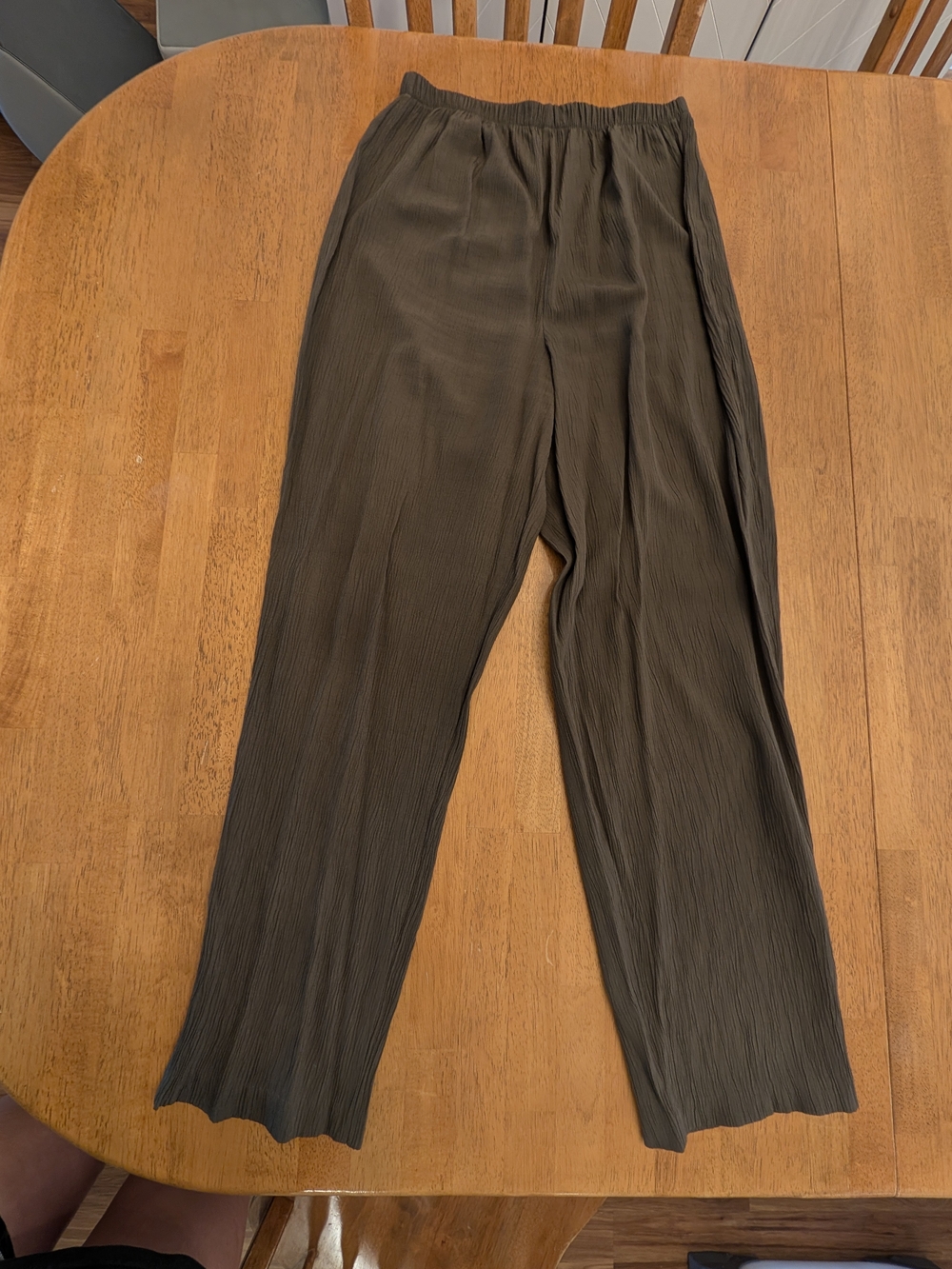 IN MODA Olive Green Straight Leg Pants Medium